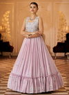 Dusty Pink Colour Flory Vol 23 New Latest Designer Fancy Wear Georgette Gown Collection 4775